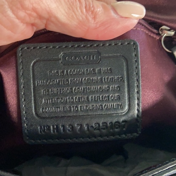 Coach Madison Saffiano Leather Flap Satchel - Picture 3 of 5